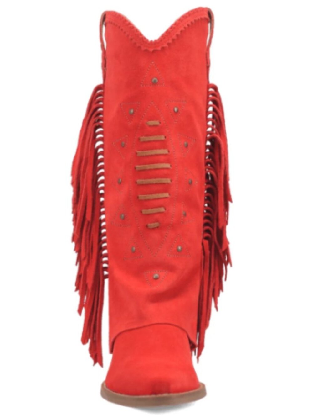 DINGO Suede Spirit Trail Fringe Boots 10T5269 NEW in box Made In Mexico - Picture 10 of 13